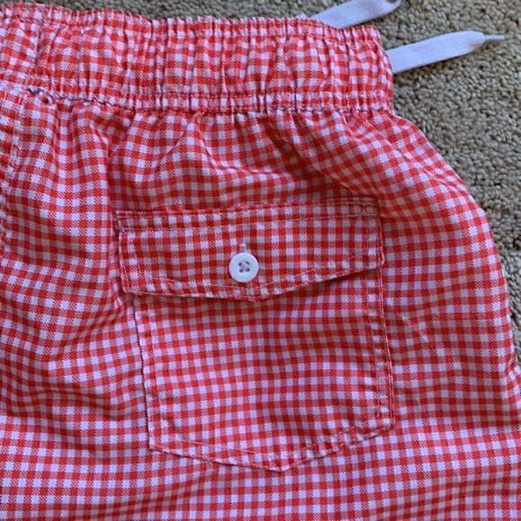 Kanu Surf Monaco RedGingham Board Shorts swim trunks shorts Sz S - Picture 6 of 7
